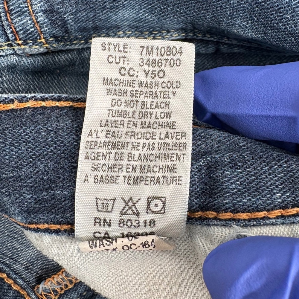 Lucky Brand Vintage Straight Jeans Mens 40x32 (Fits‎ 41x31) Blue Denim Classic - Picture 10 of 16